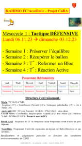 Lire la suite à propos de l’article RAHIMO FC / Académie – Projet CoRa